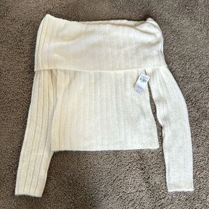 Abercrombie & Fitch Off The Shoulder Sweater